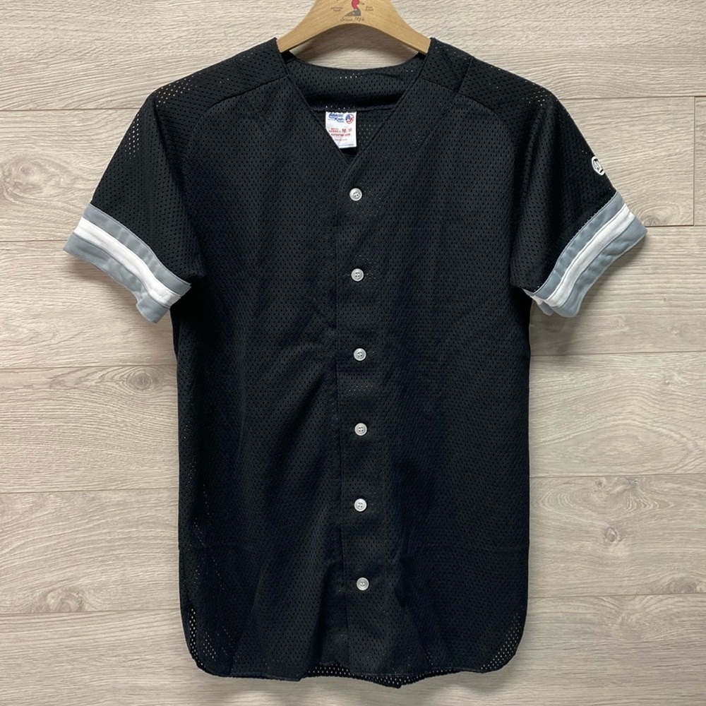 Mens Active Knit athletic mesh button up shirt 100% polyester